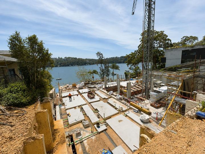 Waterfront building site ready for pre-construction termite protection